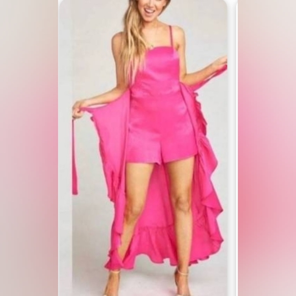 Show Me Your Mumu hot pink romper dress size xs - Picture 1 of 10